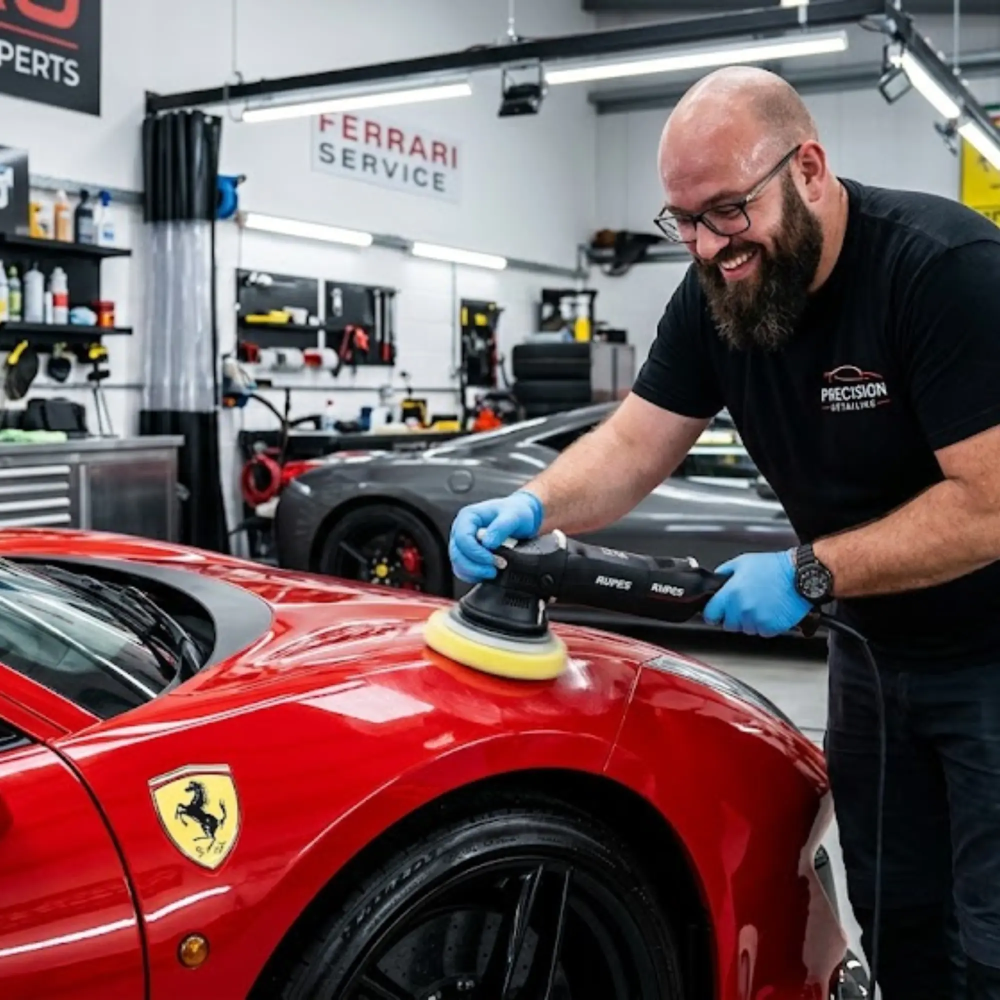 Samochód po profesjonalnym detailingu - DrTorque Agent AI